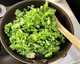 菜花のニンニク炒め作り方3写真
