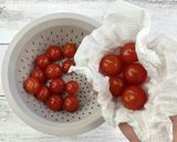 ツナとプチトマトの味噌マヨ和え*包丁不要作り方1写真