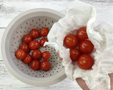ツナとプチトマトの味噌マヨ和え＊包丁不要作り方1写真