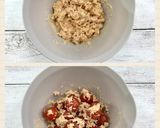 ツナとプチトマトの味噌マヨ和え*包丁不要作り方4写真