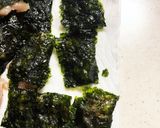 鶏むねでしっとり韓国海苔挟み焼き作り方4写真