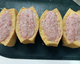 厚揚げの肉詰めきのこあんかけソース作り方2写真