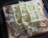 お好み焼きっぽいホットサンド作り方6写真