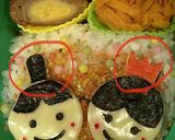 キャラ弁 ＊ ひな祭り作り方3写真
