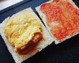 おうちカフェ★ふわふわオムレツサンド作り方5写真