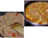 玉ねぎとパプリカの「和風みそ麻婆豆腐」作り方6写真