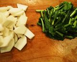 ひやむぎで牡蠣とカブのオリーブオイル作り方3写真