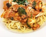簡単！手抜き！トマト豆乳クリームパスタ作り方6写真
