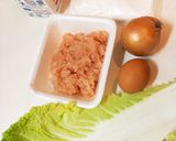 お義母さんのふわふわ鶏団子♡お子さまにも作り方1写真