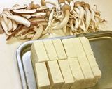 簡単☆きのこのあんかけ豆腐作り方1写真