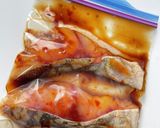 【下味冷凍】タラのピリ辛照り焼き作り方1写真