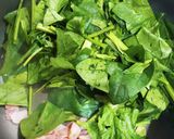 ほうれん草ベーコンの卵炒め♪作り方2写真
