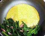 ほうれん草ベーコンの卵炒め♪作り方4写真