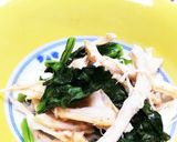 サラダチキンと小松菜の和え物作り方4写真