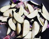 茄子と豚肉のゴマ味噌炒め♪作り方2写真