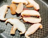 きのこと生ハムのクレープ♡ブルーチーズ作り方2写真