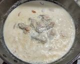 カキと菜の花のクリームパスタ作り方6写真