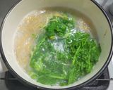 カキと菜の花のクリームパスタ作り方7写真
