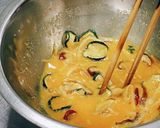 干し野菜のスキレットチーズオムレツ作り方2写真