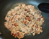 秋野菜とひき肉のチーズ焼き作り方2写真