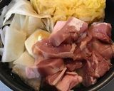 余った白菜と鶏肉と大根の煮たやつ作り方4写真