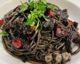 大好きよ♬イカ墨パスタ。作り方3写真