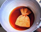 おでんアレンジ✿餅巾着の力うどん作り方3写真