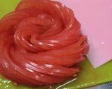 たまごとポテトのサラダ　バラのケーキ風作り方11写真