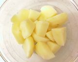 鶏胸肉とスナップえんどうの豆乳クリーム煮作り方3写真