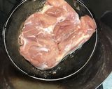 鶏モモのネギ味噌焼き作り方3写真