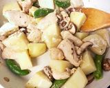 鶏胸肉とスナップえんどうの豆乳クリーム煮作り方6写真