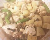鶏胸肉とスナップえんどうの豆乳クリーム煮作り方7写真