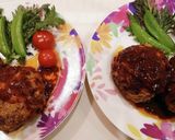 定番*肉汁あふれるハンバーグ作り方8写真