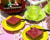 ひな祭りに★菱餅色の苺ようかん作り方19写真