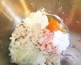 鶏ひき肉とレンコンの豆腐ハンバーグ作り方2写真
