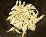 ごぼうと牛肉のクリームパスタ作り方4写真