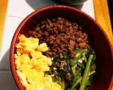 ★牛そぼろの3色丼★作り方6写真