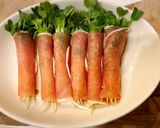 カイワレの生ハム巻き♪作り方4写真