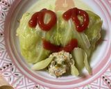 春キャベツでつくるロールキャベツ作り方7写真