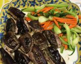 茄子の豚ひき肉挟み焼き作り方8写真