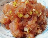 びんちょうまぐろたたき中華風作り方4写真
