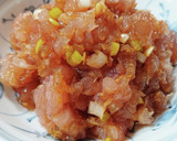 びんちょうまぐろたたき中華風作り方4写真