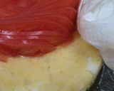 たまごとポテトのサラダ　バラのケーキ風作り方19写真