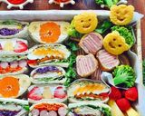 節約おかず*ハムとチーズのしましまフライ作り方16写真