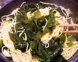 海老入ボンゴレon the ワカメ作り方4写真