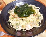 海老入ボンゴレon the ワカメ作り方5写真
