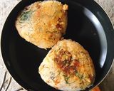 大葉味噌の焦がし焼きおにぎり作り方9写真