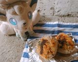 大葉味噌の焦がし焼きおにぎり作り方10写真