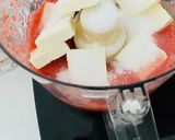 低カロリー☆いちごのレアチーズケーキ。作り方7写真