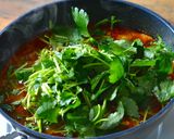 梅干しと三つ葉のポークビンダルー風作り方6写真